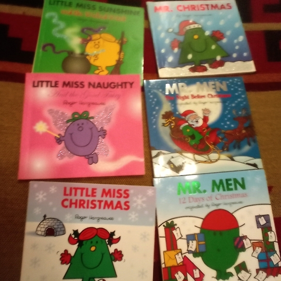 P Set of 6 books by Roger Hargreaves little Miss & Mr paperbacks.see description - Picture 1 of 9